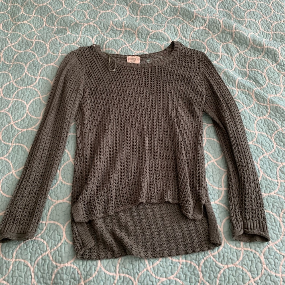 Gray Knit Sweater